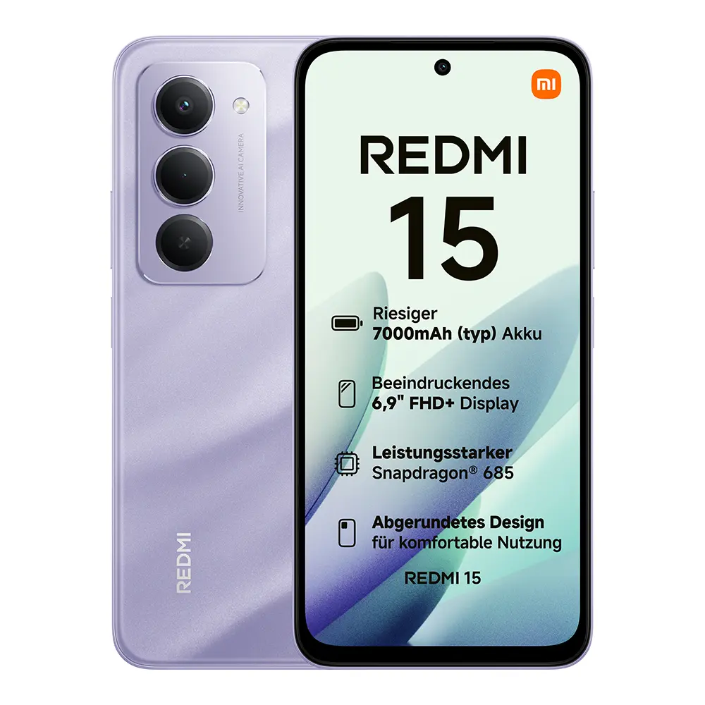 Redmi 15 6GB/128GB | Sandviolett