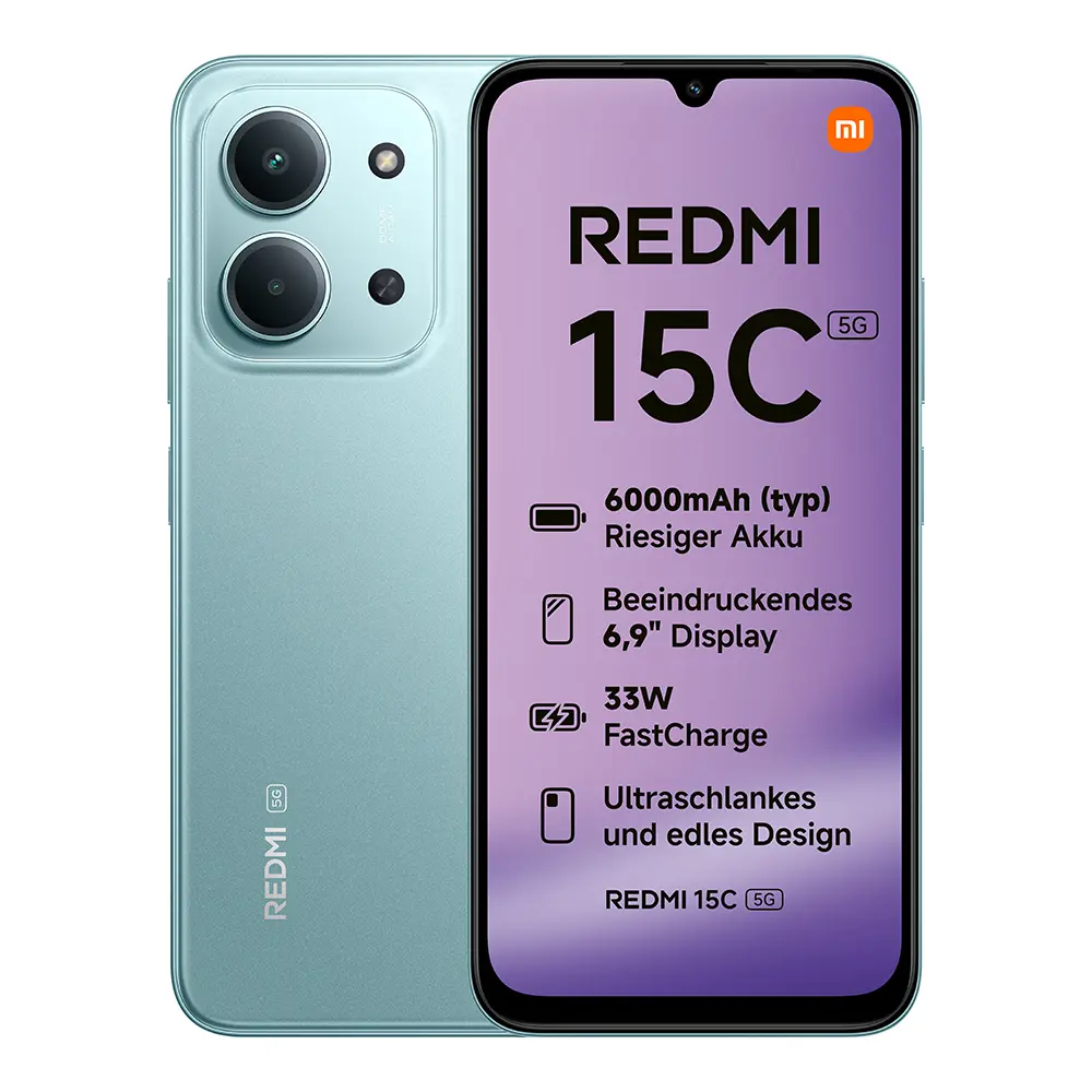 Redmi 15C 5G 4GB/128GB | Minzgrün