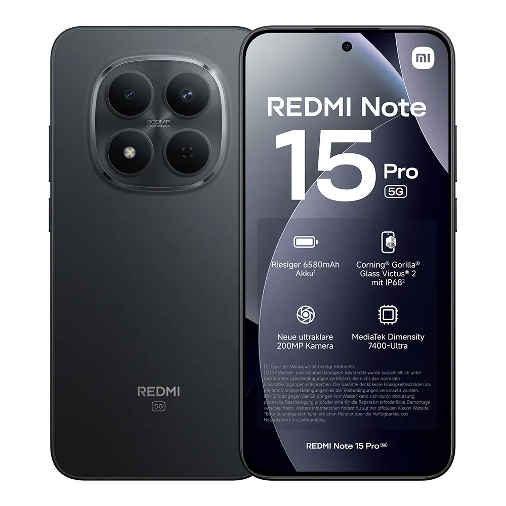 REDMI Note 15 Pro 5G 12GB/512GB | Schwarz