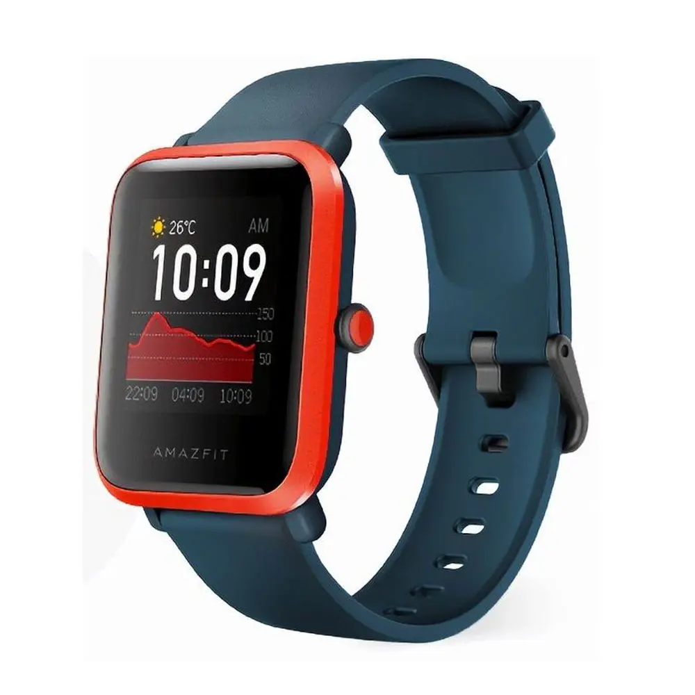 Amazfit Bip S Smartwatch | GPS Running Watch | red orange