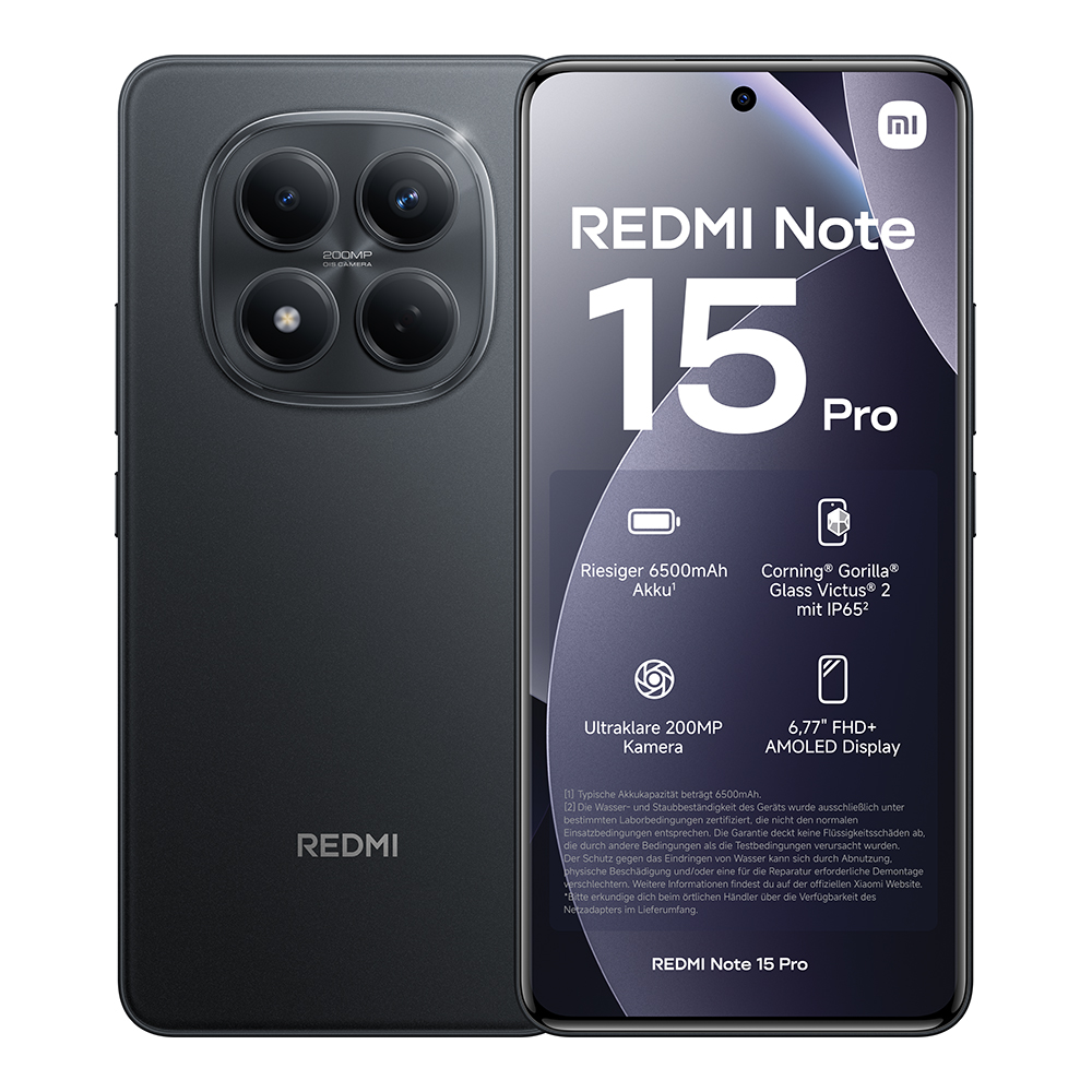 REDMI Note 15 Pro 8GB/256GB | Schwarz