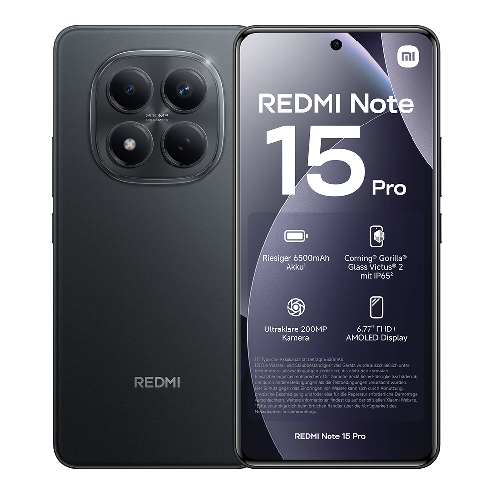 REDMI Note 15 Pro 8GB/256GB | Schwarz