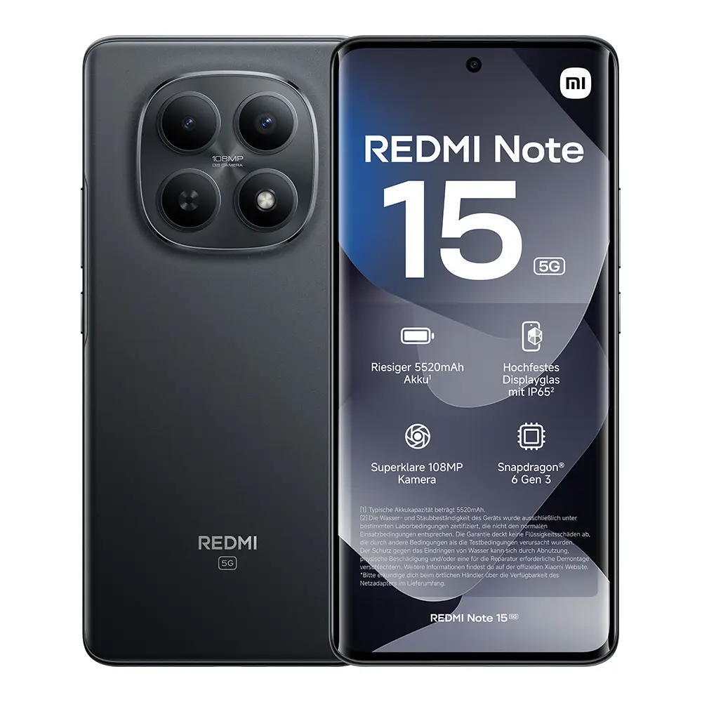 REDMI Note 15 5G 8GB/256GB | Schwarz
