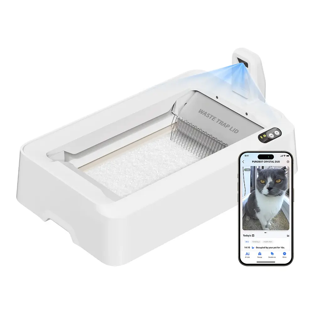 PETKIT PUROBOT CRYSTAL DUO Selbstreinigende Katzentoilette