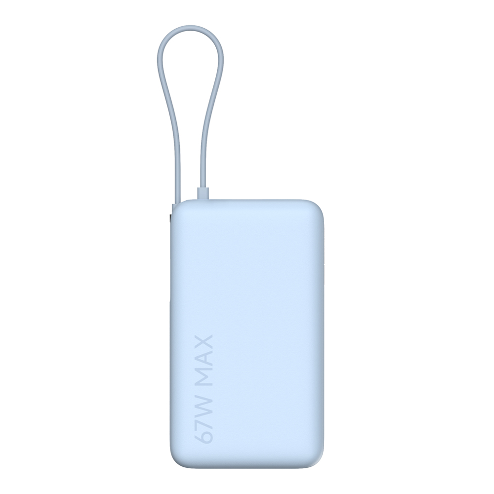 Xiaomi 67W Power Bank 10000 (Integriertes Kabel) | Eisblau