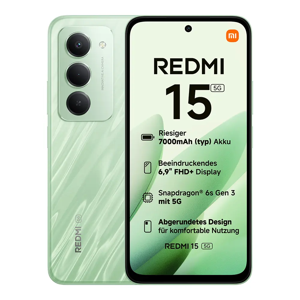 Redmi 15 5G 8GB/256GB | Rippelgrün