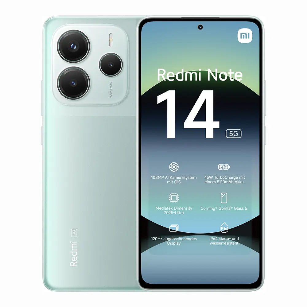 Redmi Note 14 5G 8GB/256GB | Coral Grün
